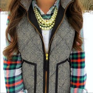 J. Crew harringbone vest