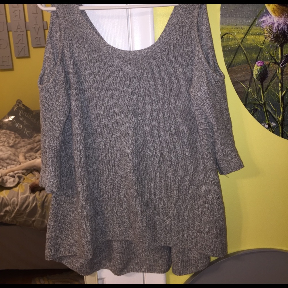 Gray sweater