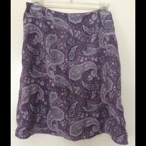 Style & co Purple and grey skirt