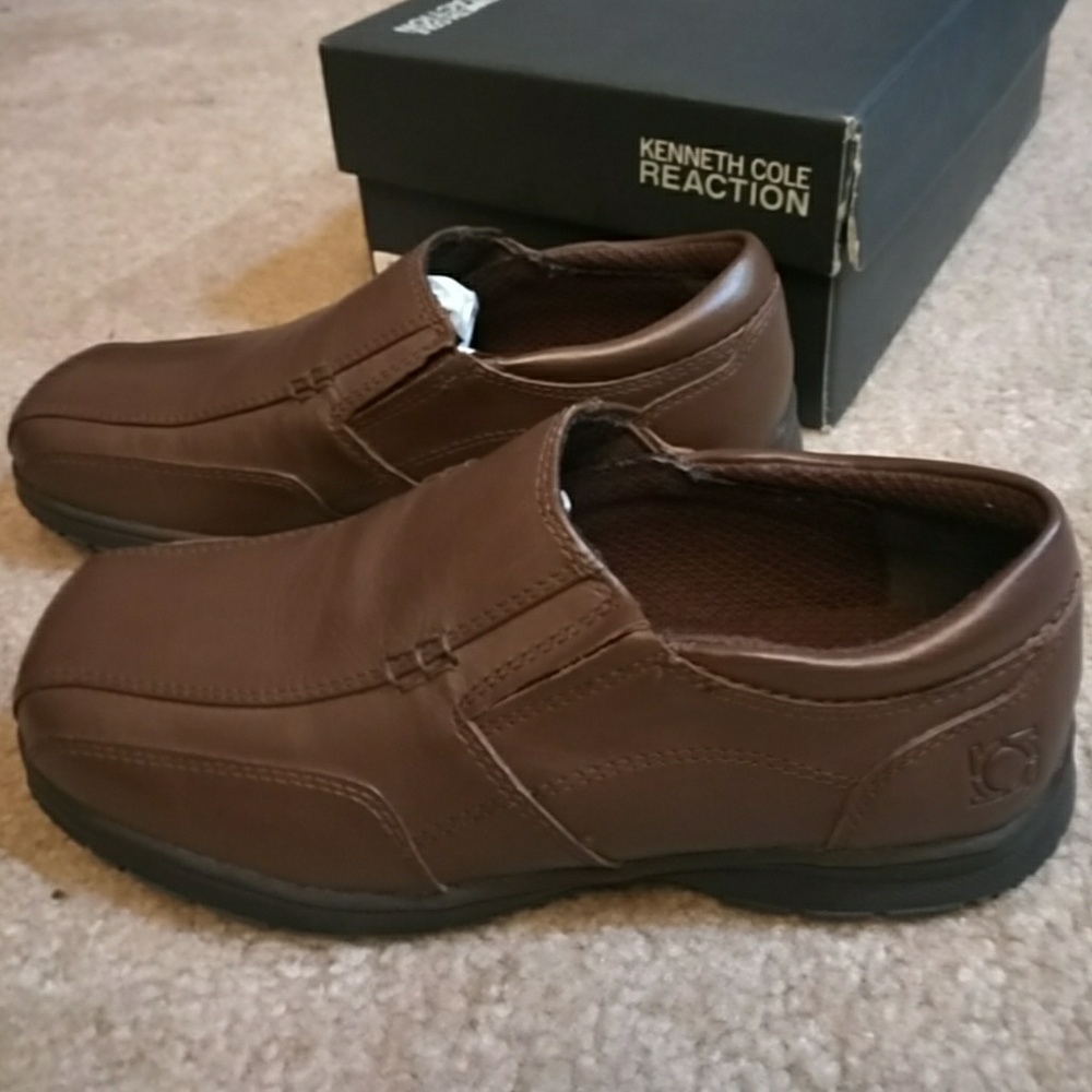 NIB Kenneth Cole Leather Slip-on Dress Shoes