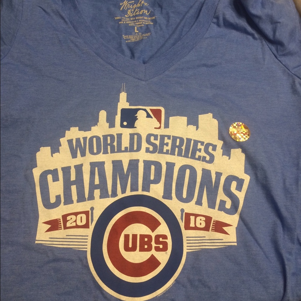 New without tag Cubs championship Womens t-shirt.