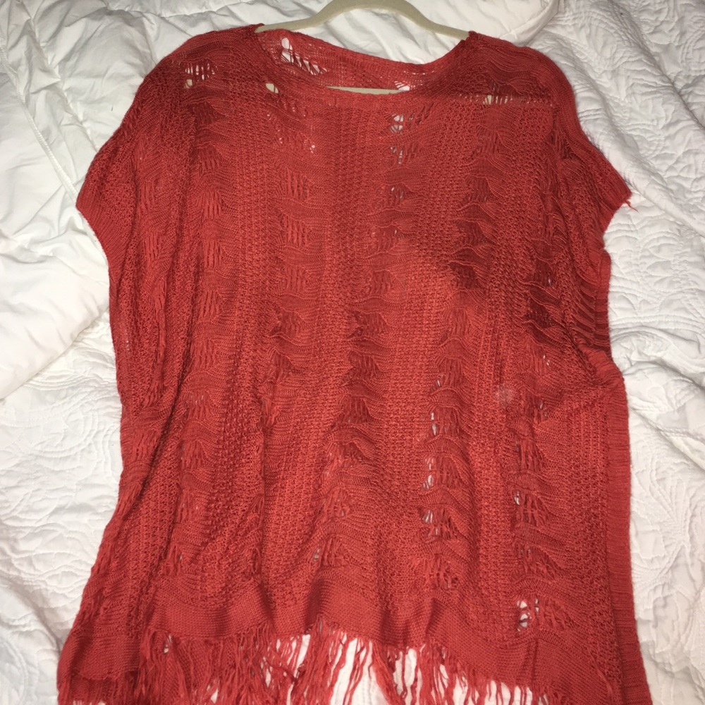 Burnt Organge Knit Top