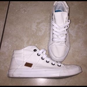 Blowfish white high top shoes