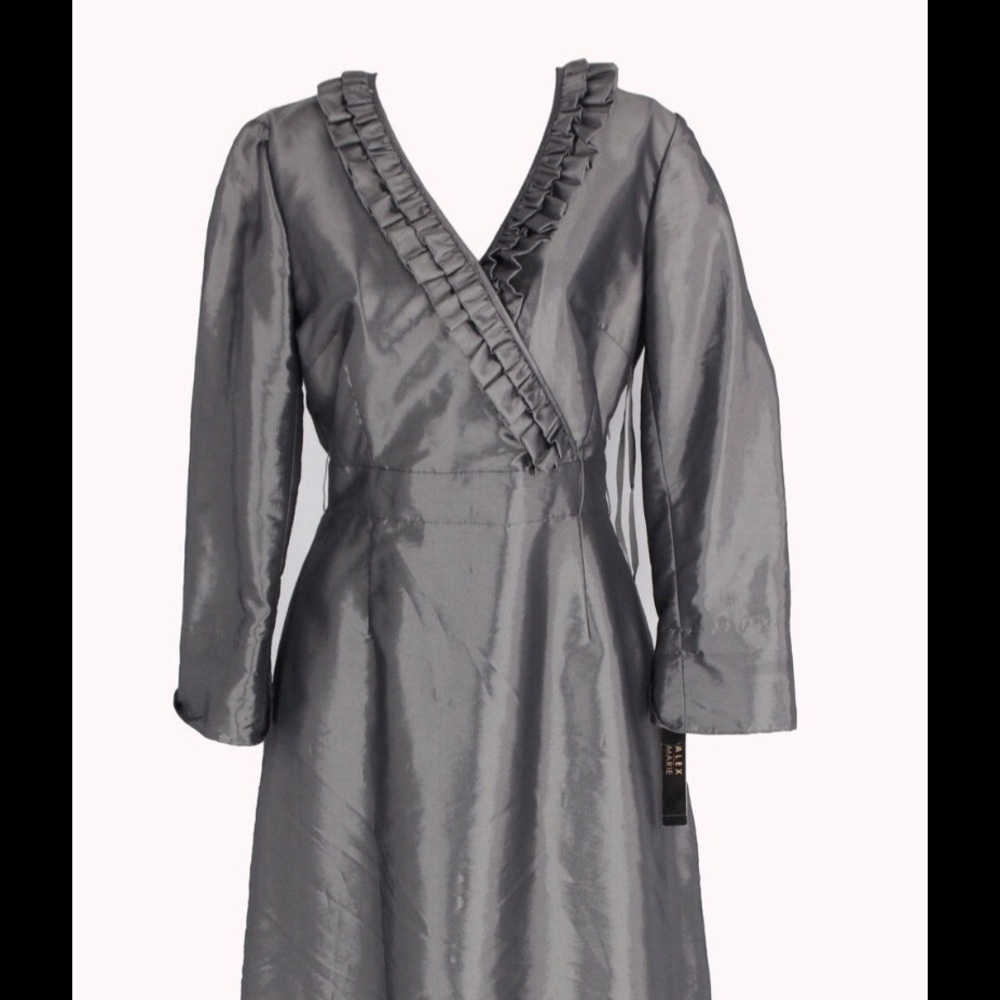💝 NEW W/TAGS ALEX MARIE GRAY KNEE-LENGTH 👗 (4)