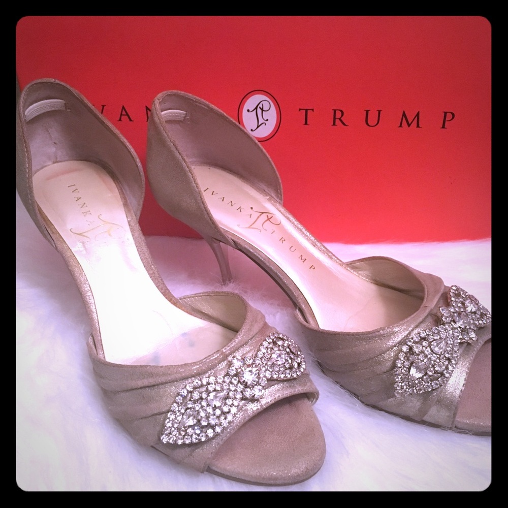 Ivanka Trump Gold Heels