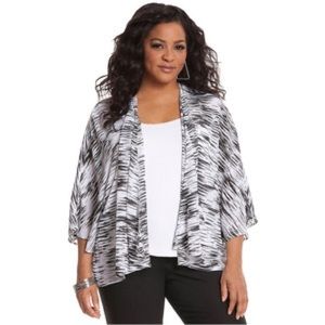 B&W Lane Bryant Kimono / Shawl / Cardigan