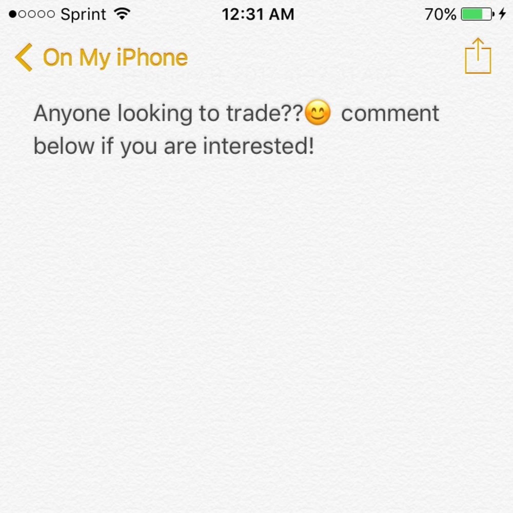 Looking too trade