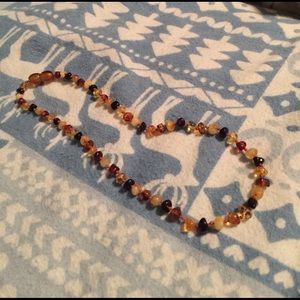 Amber baby necklace..