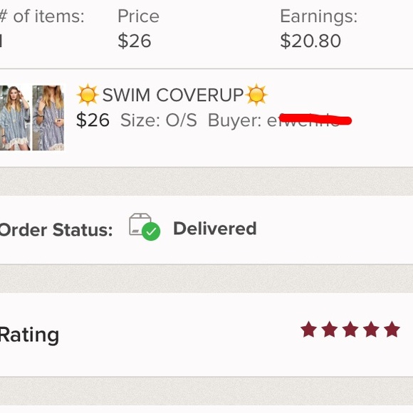 ✔️LAST ONE✔️☀️️SWIM COVERUP☀️️ - Picture 5 of 5