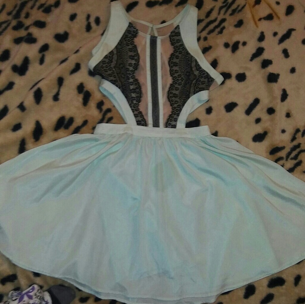 gorgeous Rehab mint green ballerina dress