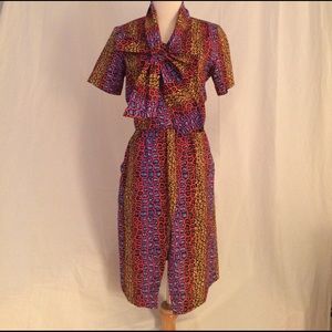 DEMESTIKS BY REUBEN REUEL DESIGNER HANDMADE DRESS