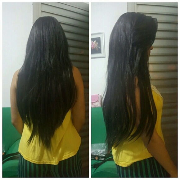 Dark Brown Full Head Clip In Extension