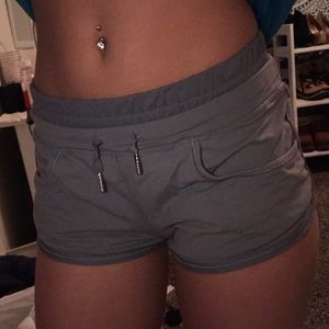 Grey Lululemon Athletic Shorts