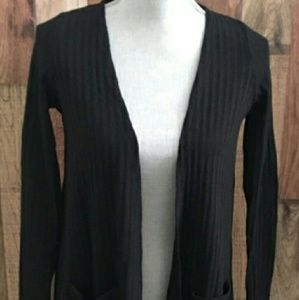 NWT LuLaRoe XS Sarah Solid Black Ribbed Unicorn