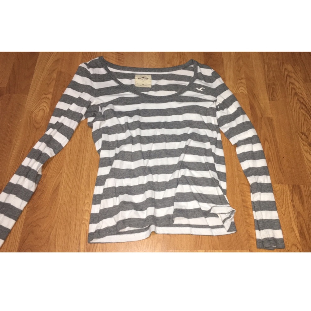 Striped hollister long sleeve tee