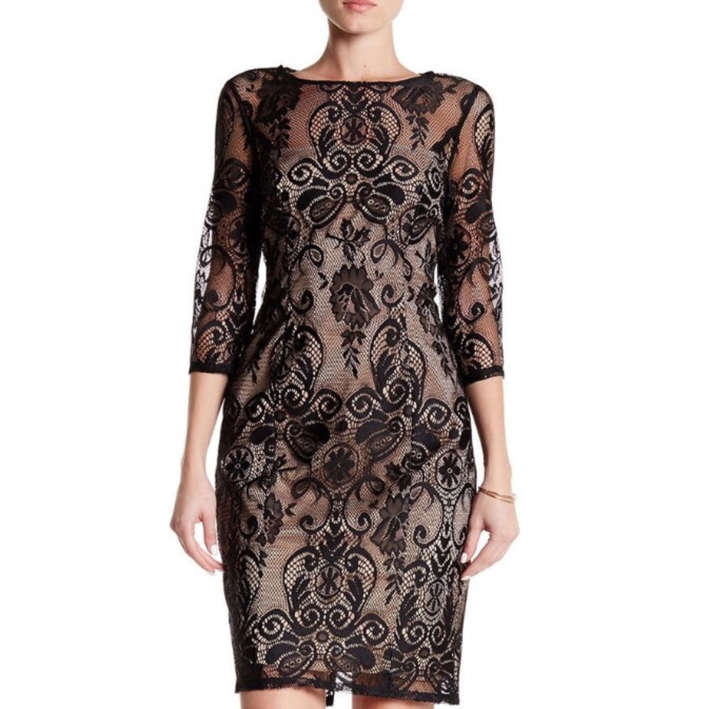 Adrianna Papell Lace sheath dress