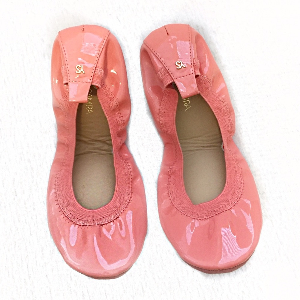 Yosi Samra patent ballet flats