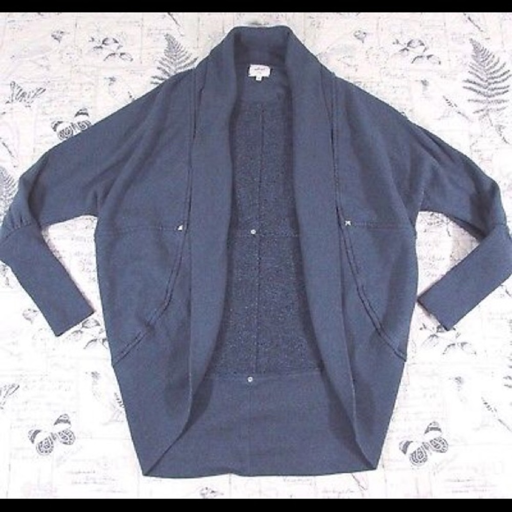 Denim blue Diderot sweater from Aritzia