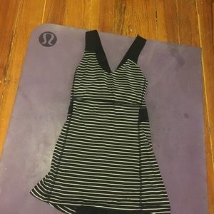 Lululemon striped athletic top