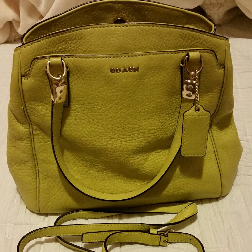 Coach 27862 Madison Minette Leather Satchel Bag