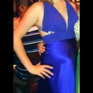Purple prom dress