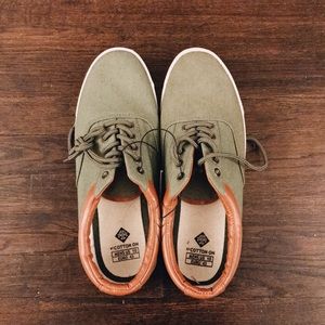 FLASH SALE! Men's Green Canvas Sneakers NWT