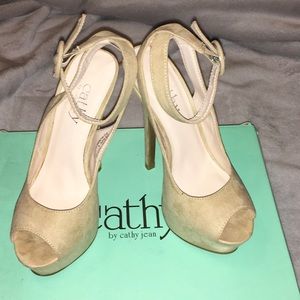 Cathy Jean and suede platforms