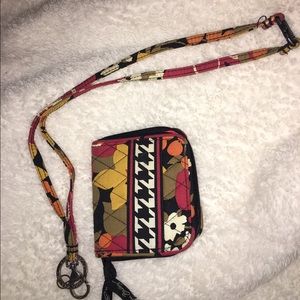 Vera Bradley Lanyard & Wallet