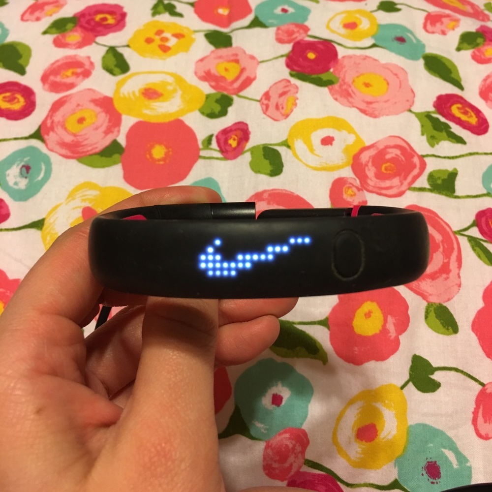 Pink Nike fuel band