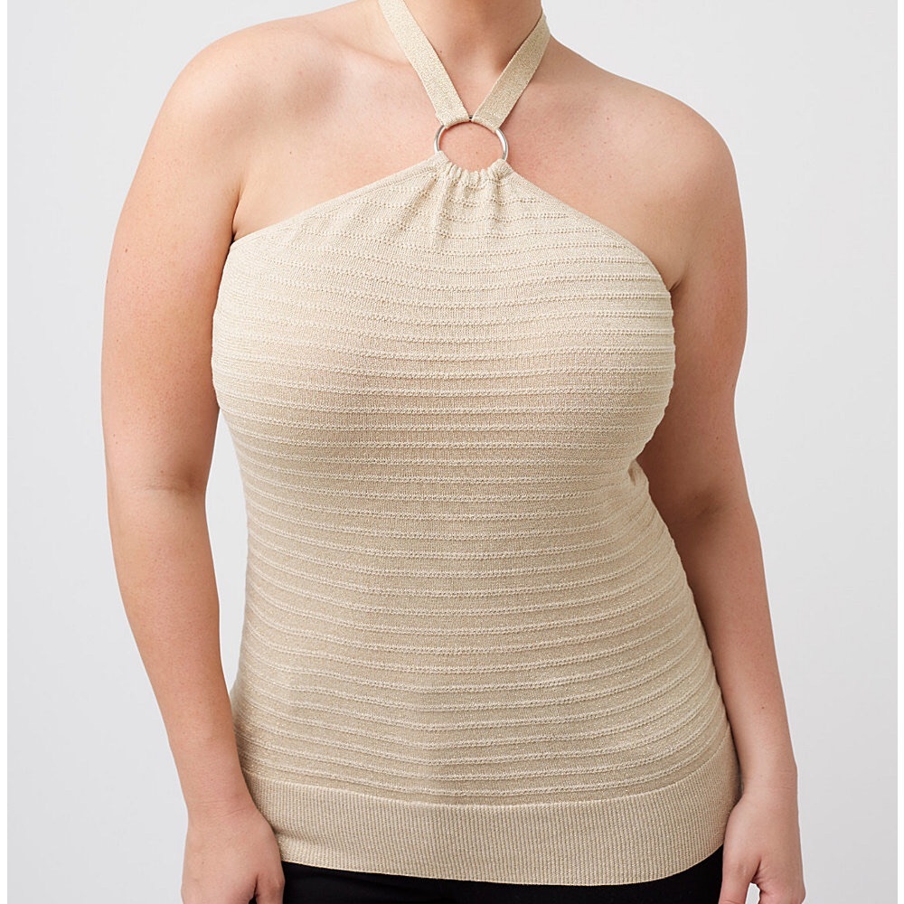 LANE BRYANT SHIMMER Halter