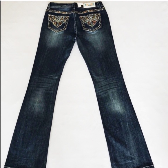 Sz 28🌹Grace in LA Easy fit bootcut jeans - Picture 3 of 5