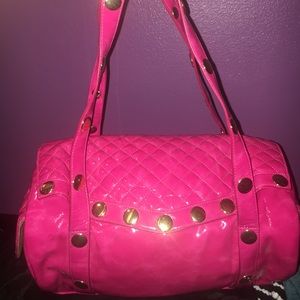 VINTAGE HOT PINK PATENT PURSE