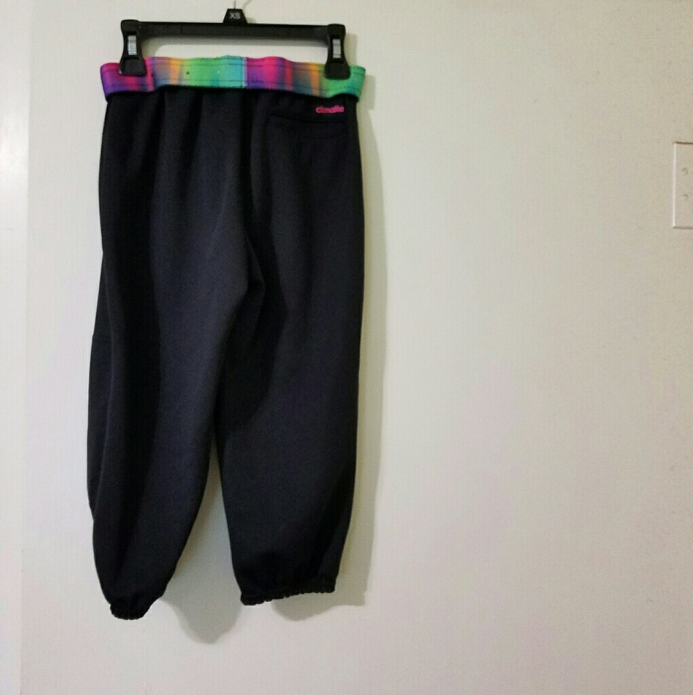 Girls youth medium black softball/baseball pants