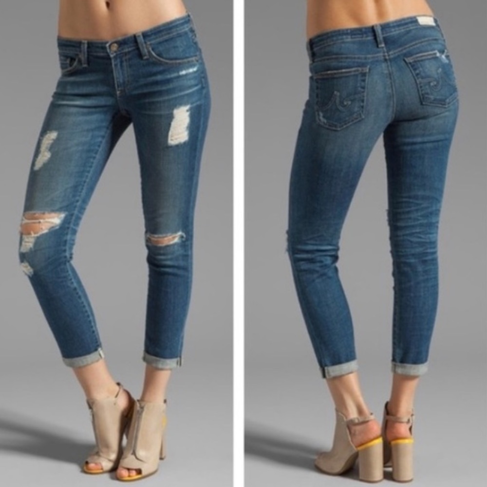 AG Stilt Cigarette Crop Jeans! ✨😱👖