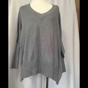New JJ basic gray sweater size L