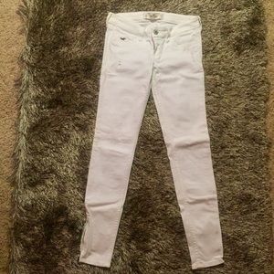 White denim skinny jeans (barely worn!)