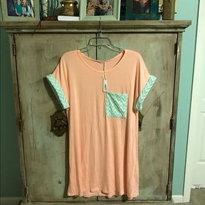 ‼️SOLD‼️Pink Blush maternity top-size small