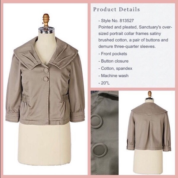 Anthro "Shadowbox Jacket" by Sanctuary - Picture 3 of 8