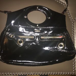 Kate spade black patent leather purse