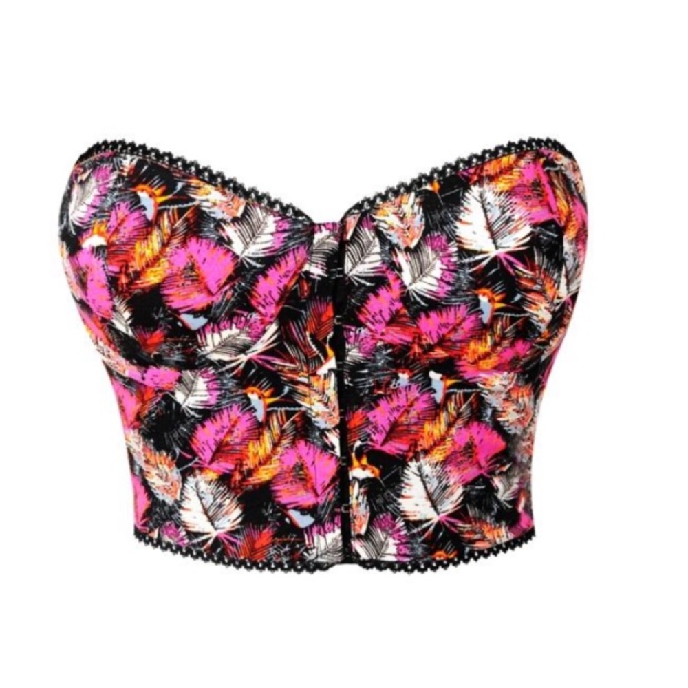 Tropical crop top🌺🍂