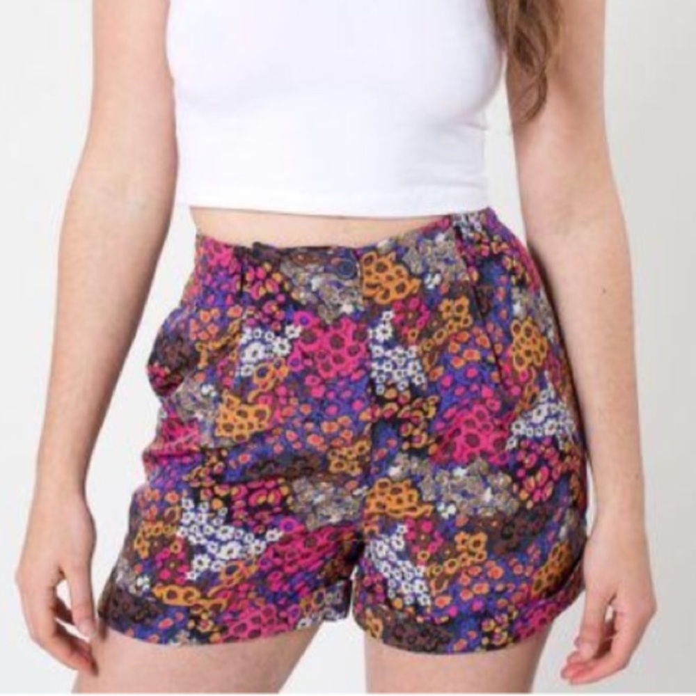 NWOT American Apparel Floral Shorts