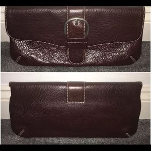 Christopher Kon Brown Classic Everyday Clutch