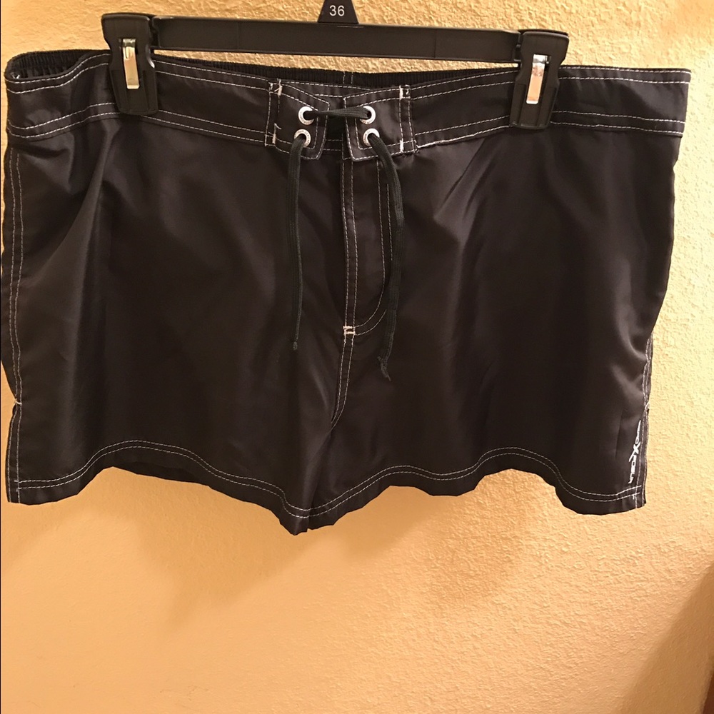 Black 16 swim shorts