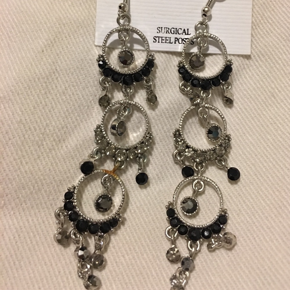 Beautiful long dangling earrings