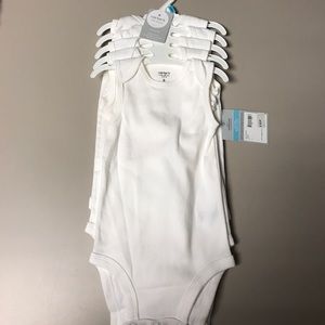 NWT Carters size 6 months sleeveless bodysuits