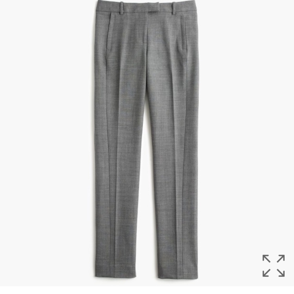 NWT J. Crew Maddie Pant in Bi-Stretch Wool - Gray