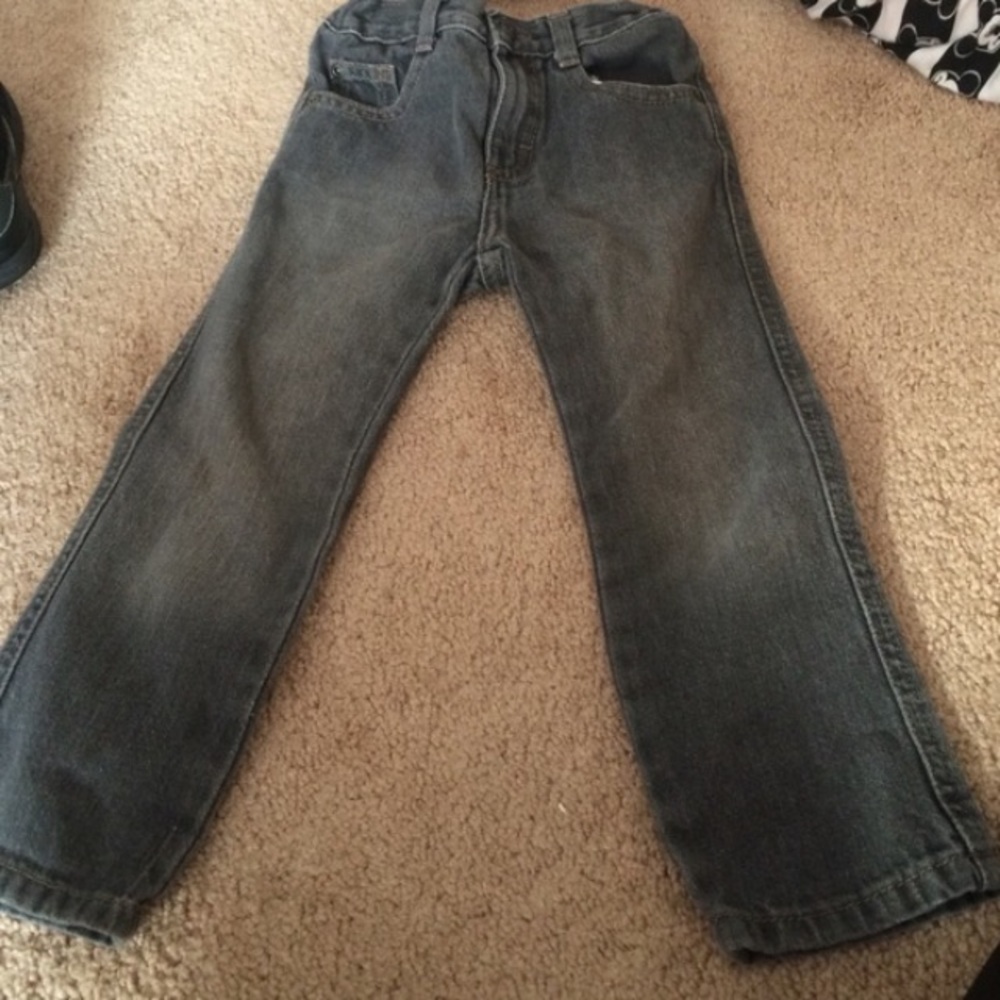 Boys Gray Wrangler Jeans