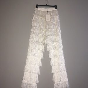 Lavish Alice High Gear Fringe Pants