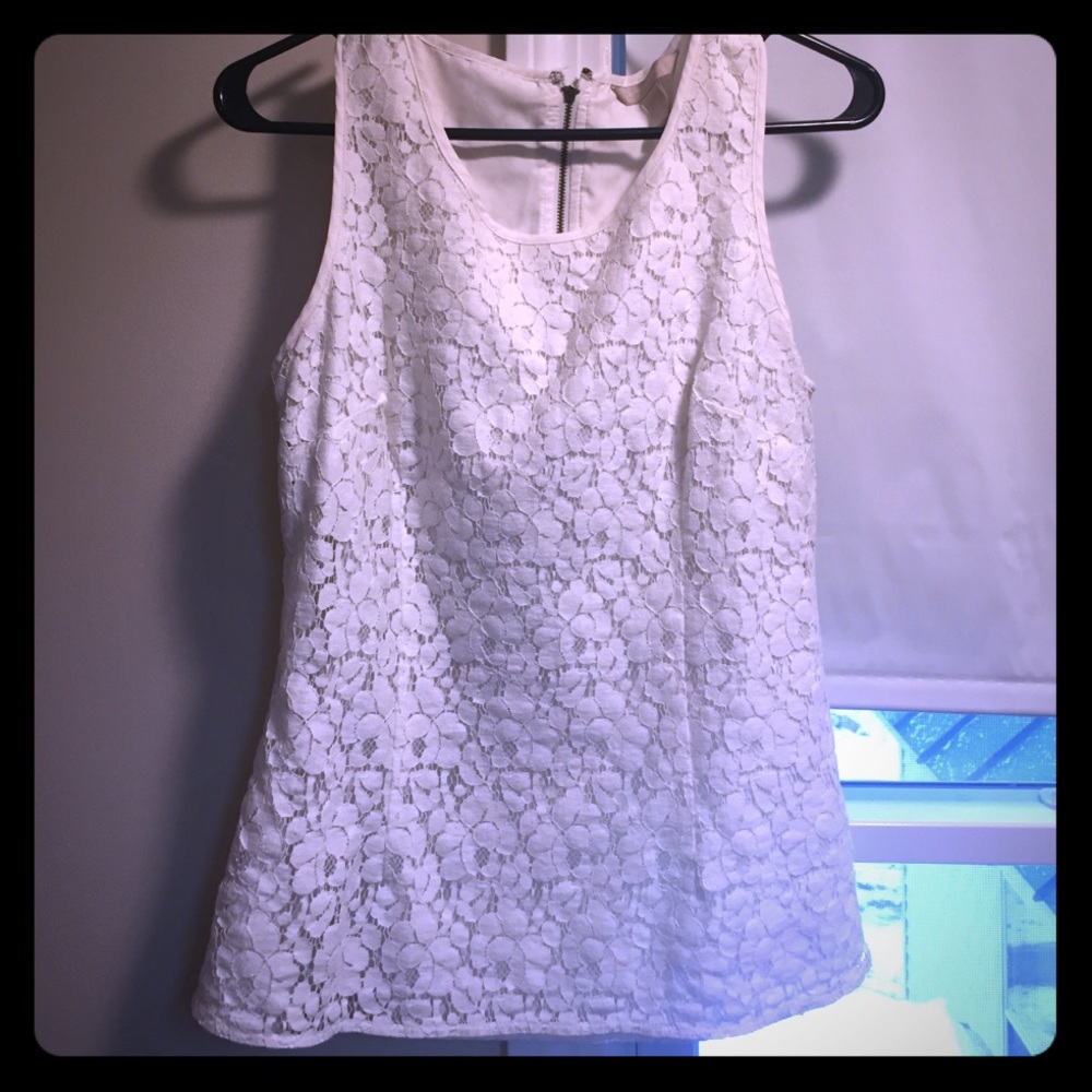 Banana Republic - white lace - size 6