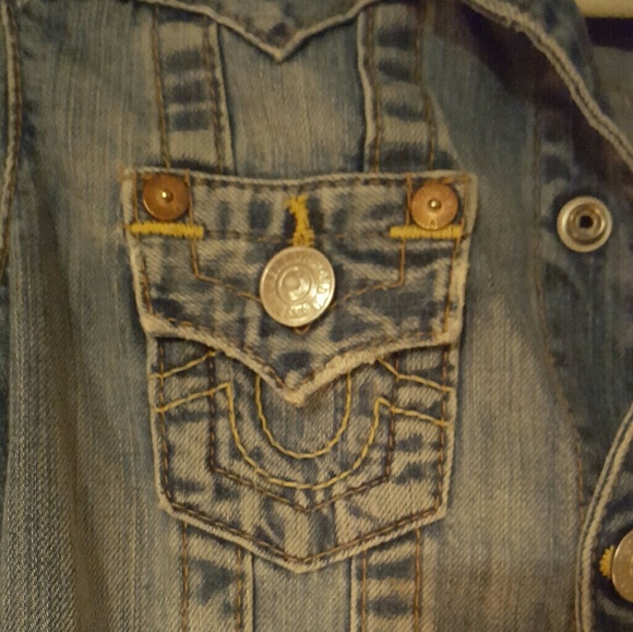 True Religion Trucker Denim Jacket - Picture 2 of 4